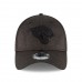 Men's Jacksonville Jaguars New Era Heathered Black Heated Up 39THIRTY Flex Hat 3065415